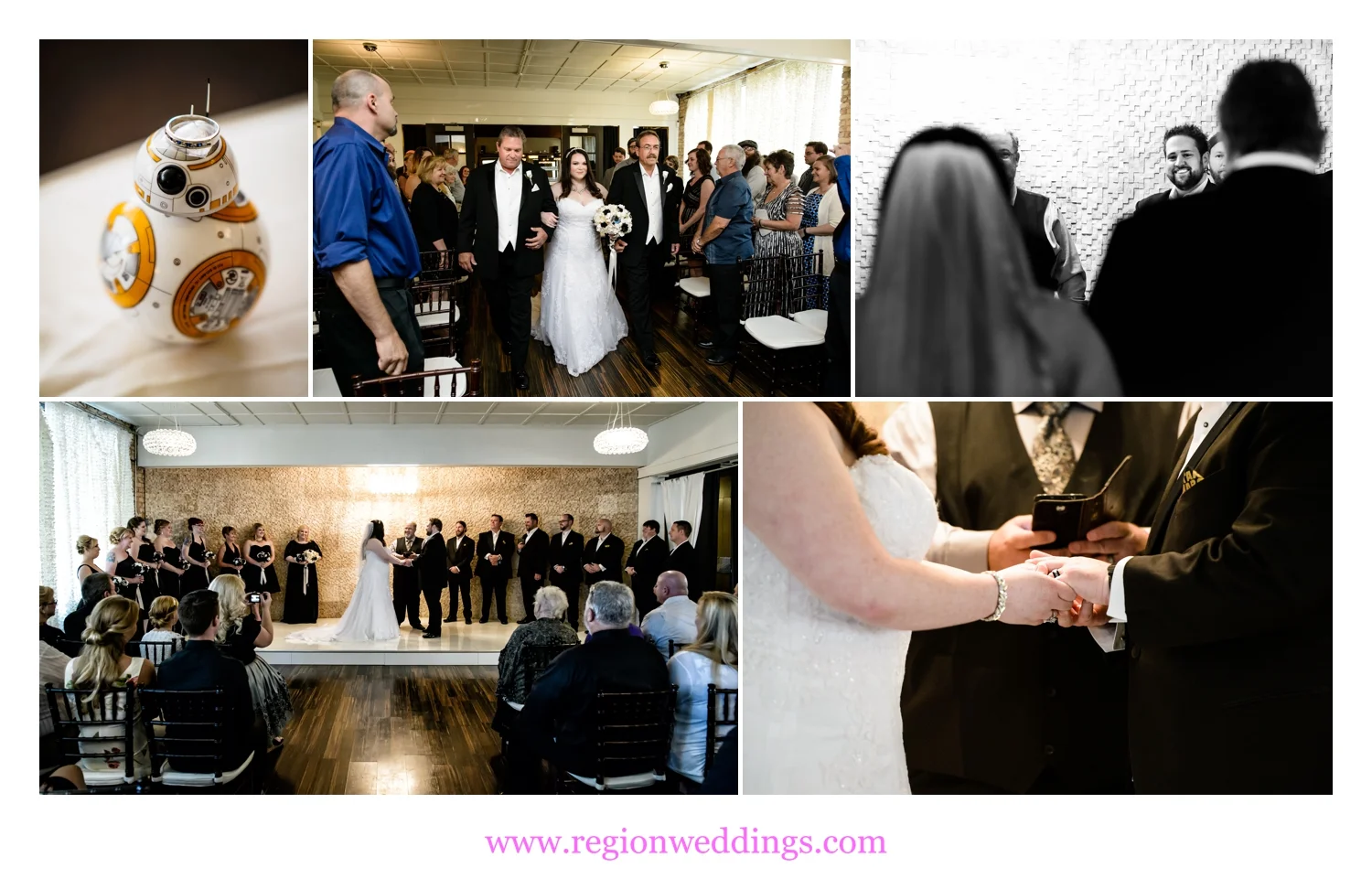 Wedding ceremony at The Allure.