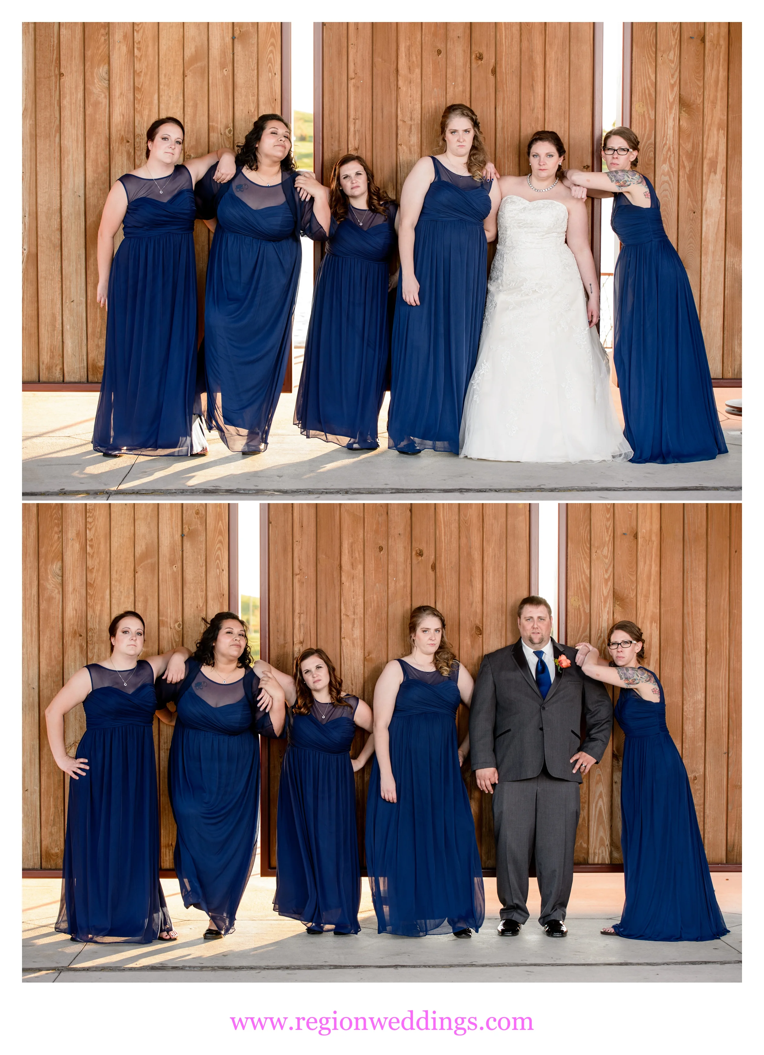 Recreating of the Bridesmaids movie poster.