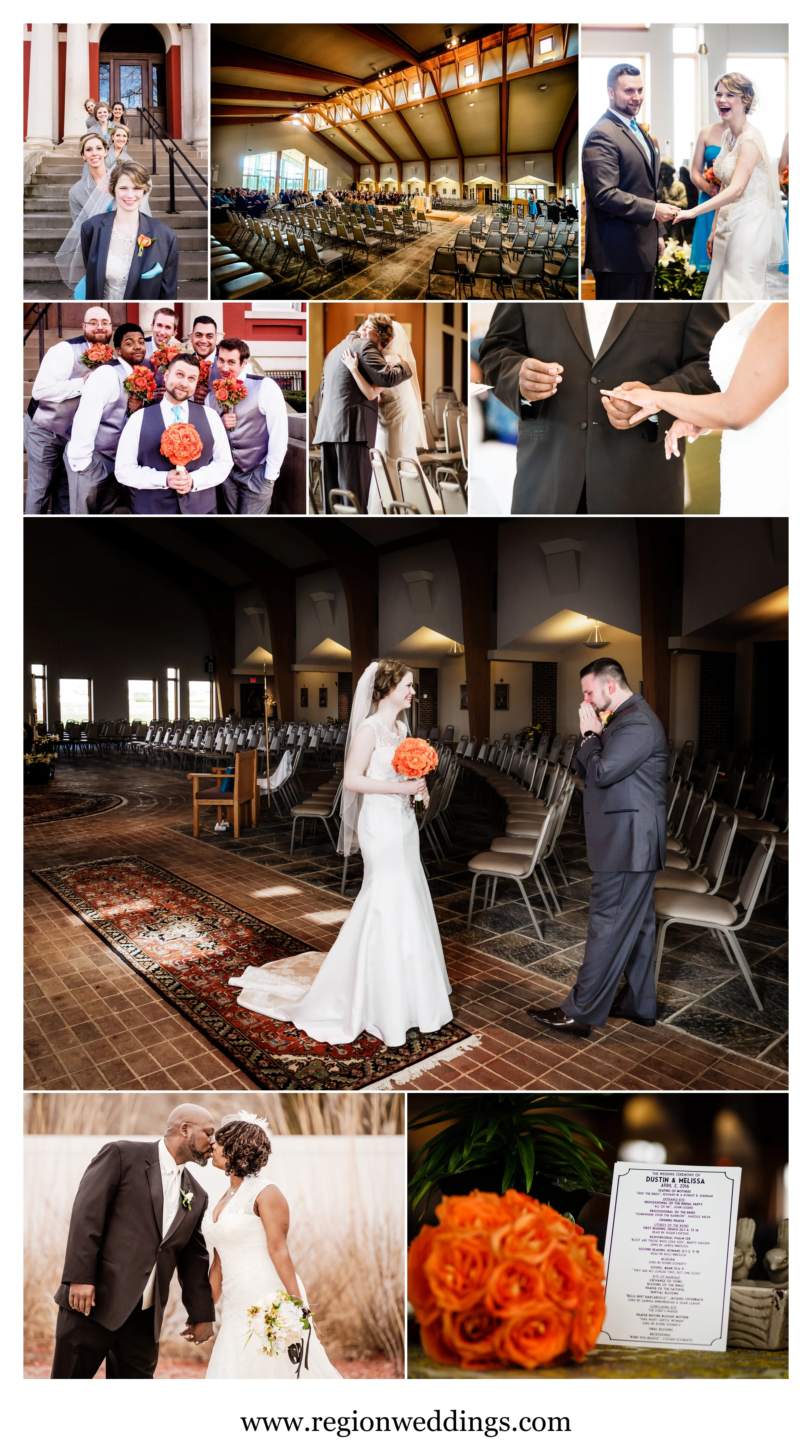 Spring wedding photos in Northwest Indiana in 2016.