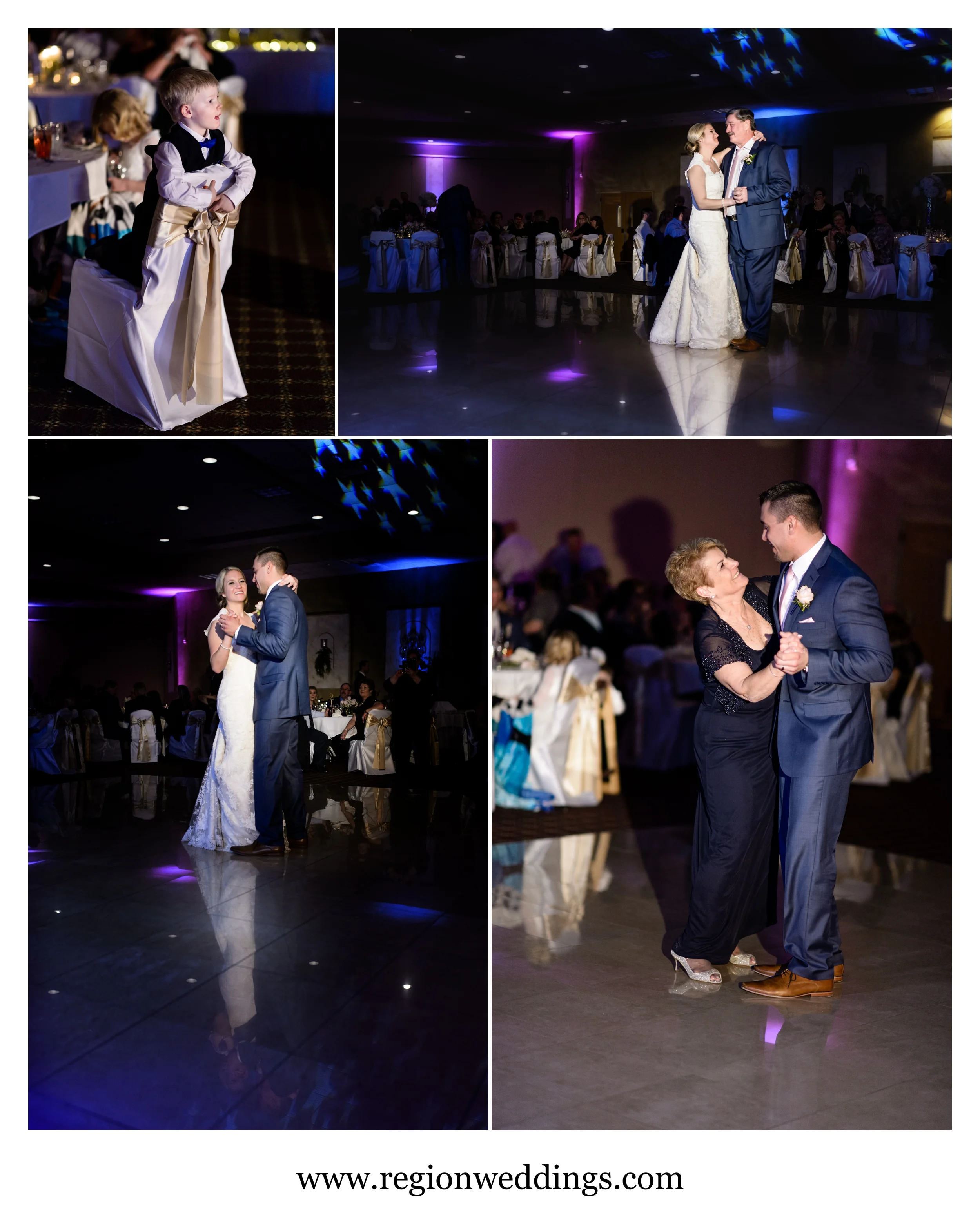 First dances at Villa Cesare in Schererville, Indiana.