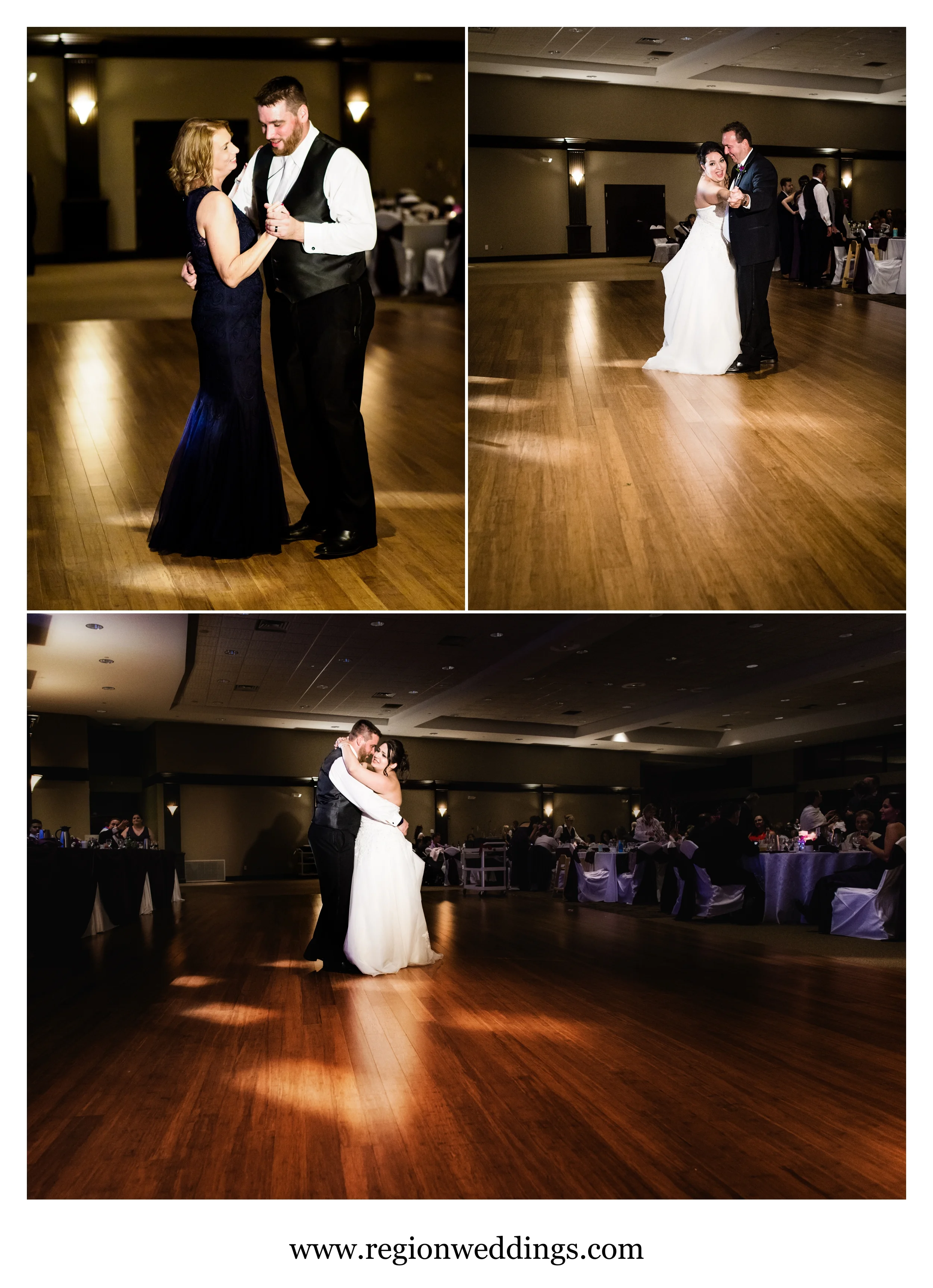 First dances at Halls of St. George in Schererville, Indiana.