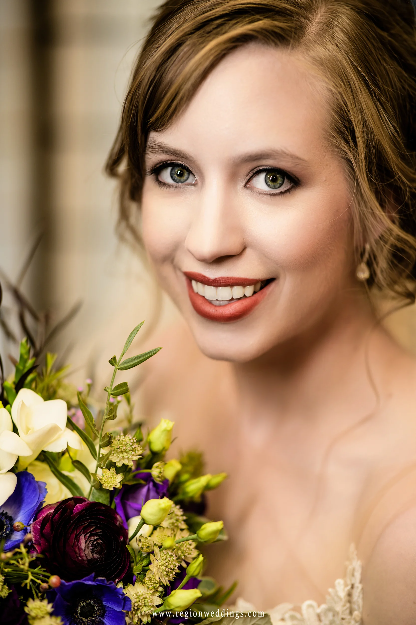 The bride ready for her big day.