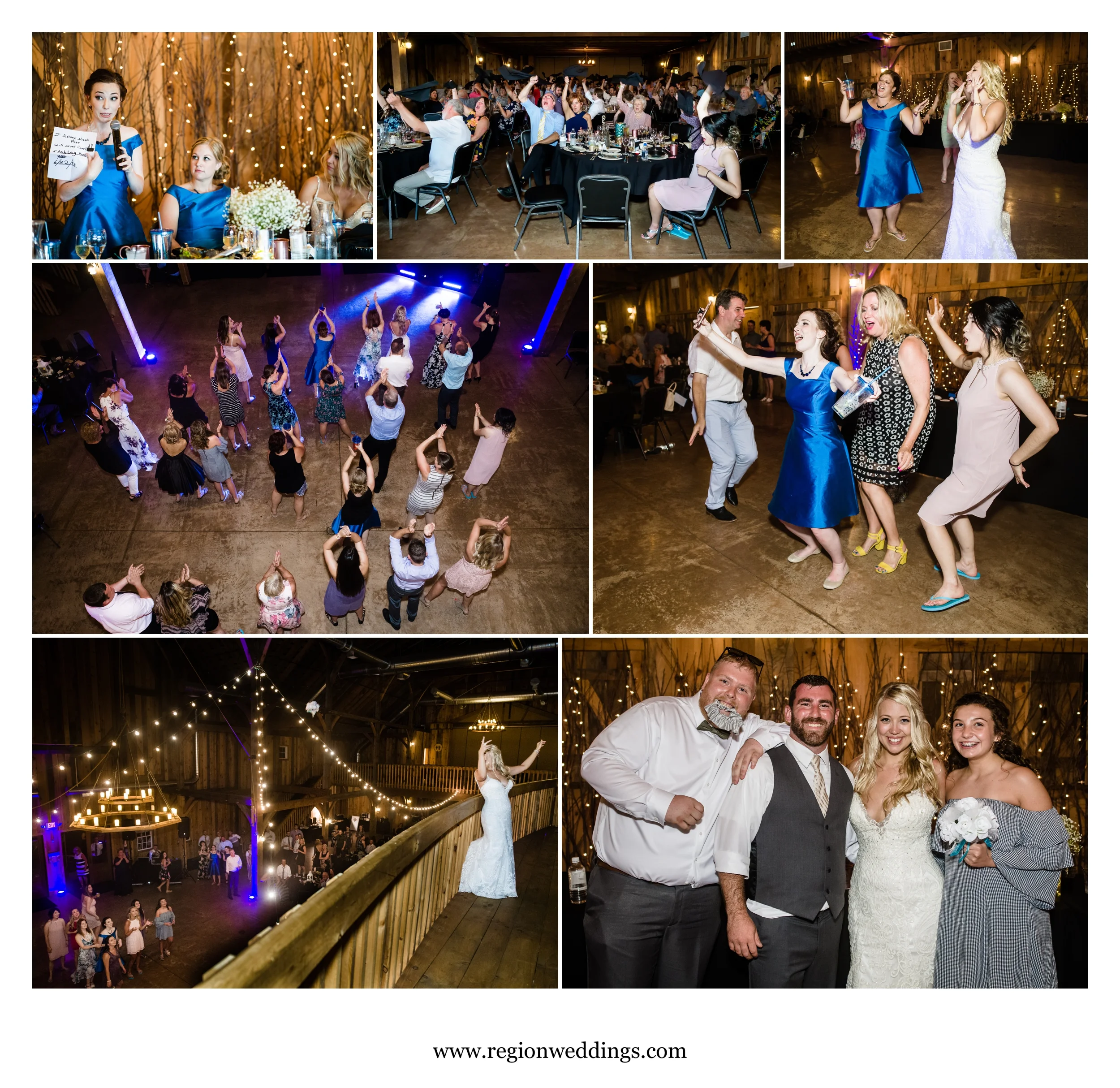 Dance floor fun at County Line Orchard.