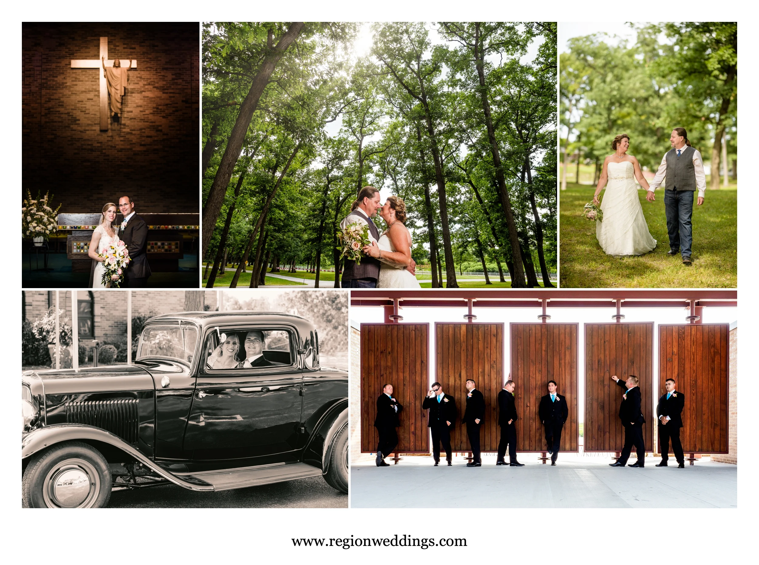 Summer weddings in Northwest Indiana during August of 2018.