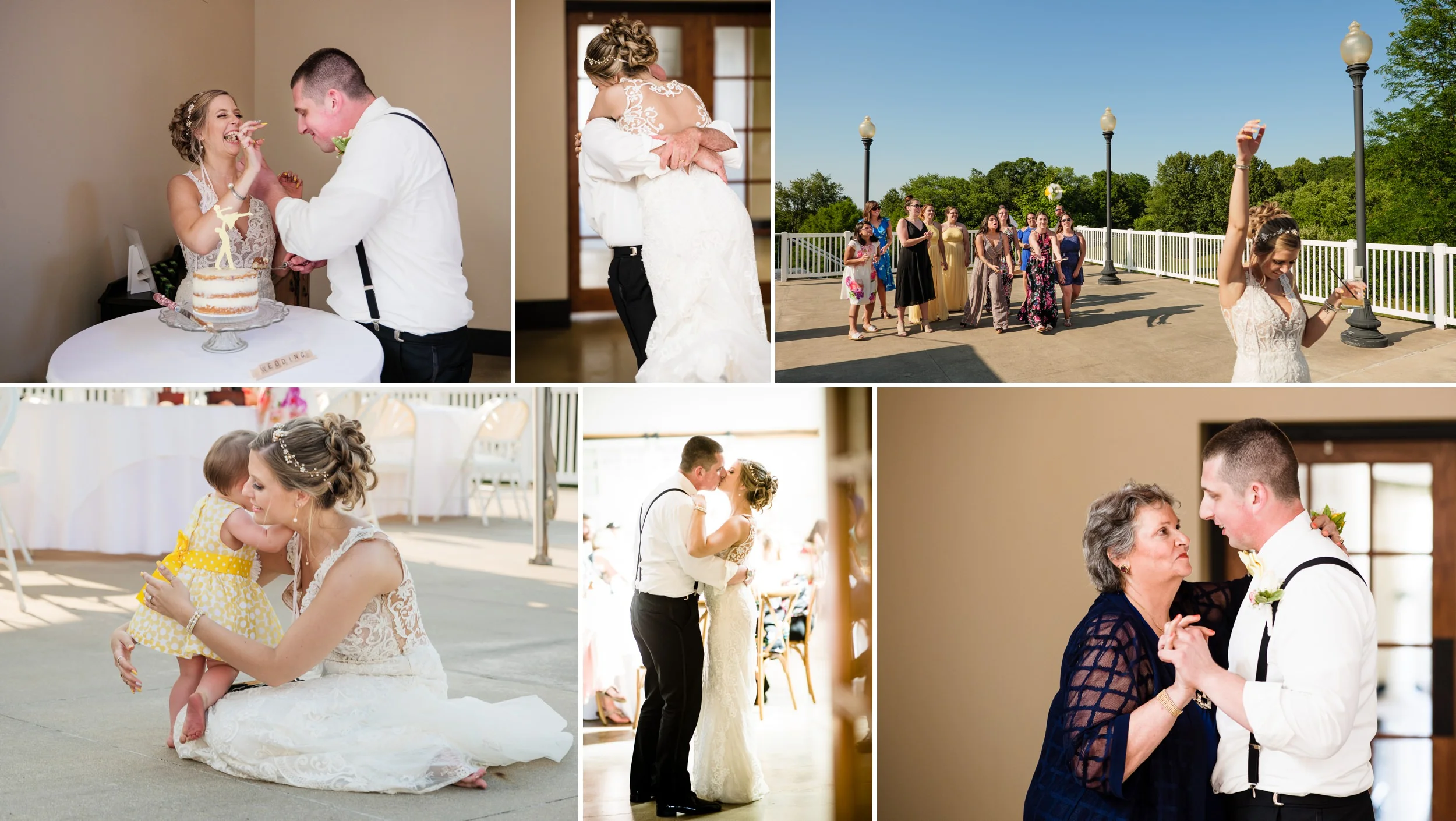 Wedding reception at Heston Hills wedding venue in Laporte, Indiana.