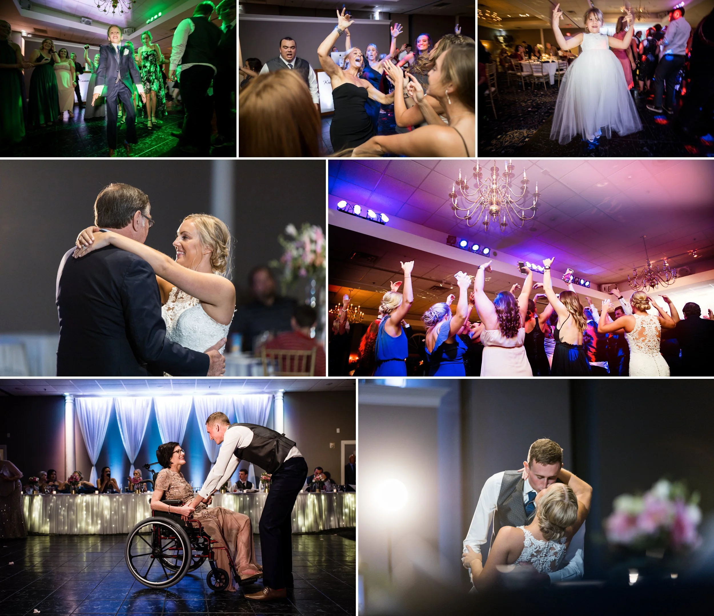Party time on the dance floor at Aberdeen Manor.