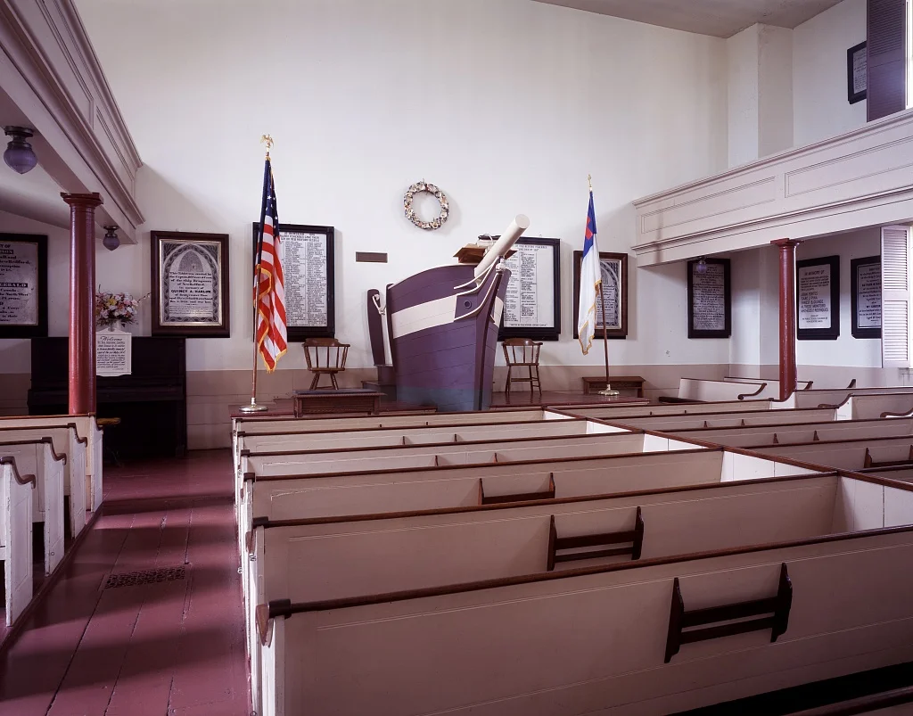 Seamen's bethel, or mariners' chapel, New Bedford, Mass. From loc.gov