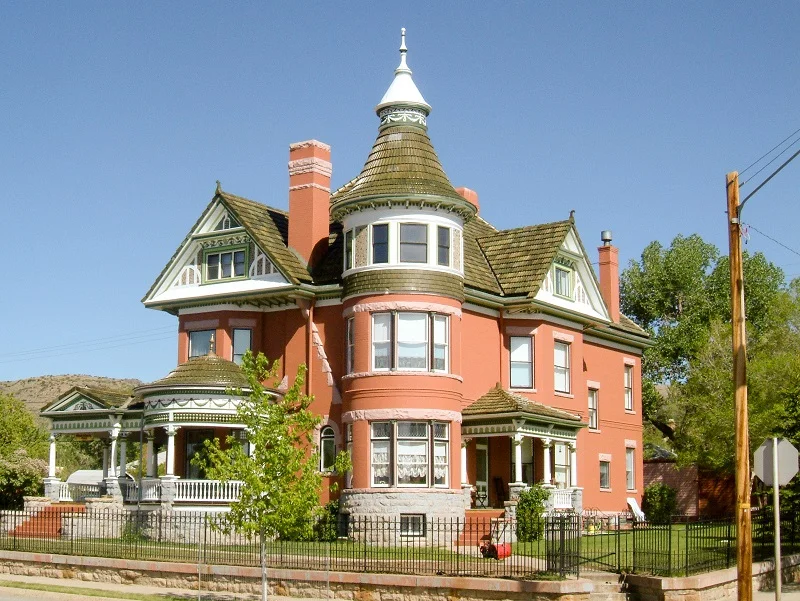 George Ferris Mansion, Rawlins, Wyoming, by Barber and Kluttz (1903). Photo © Anthony Denzer.