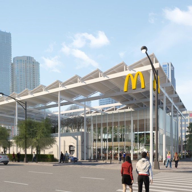  McDONALD’s, proposed Chicago Ross Barney Architects 