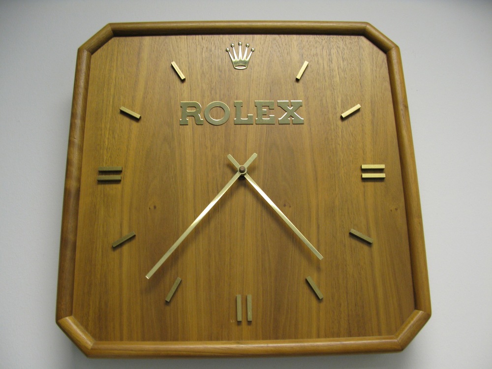 Watch Goodies: The Wooden Rolex Clock. to Find. — COLLECTING LIFESTYLE
