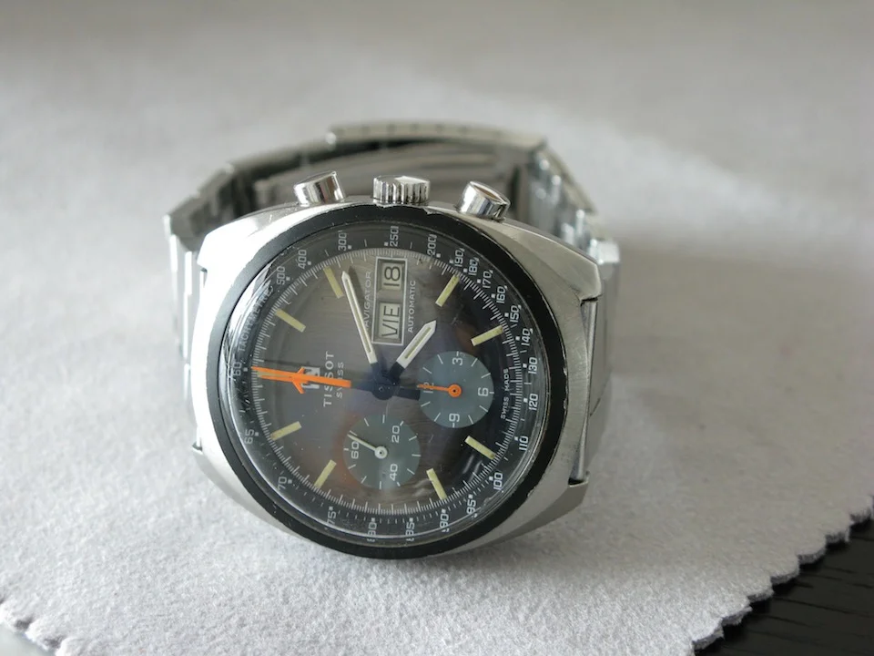 Rare Bird: Tissot Navigator Day-Date. A Touch of Orange.