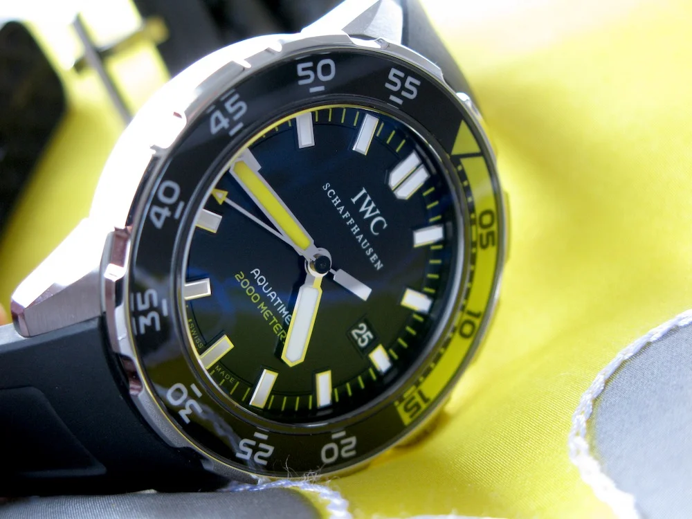 Insider: IWC Aquatimer 2000. Our Take on a Bumble-Bee.