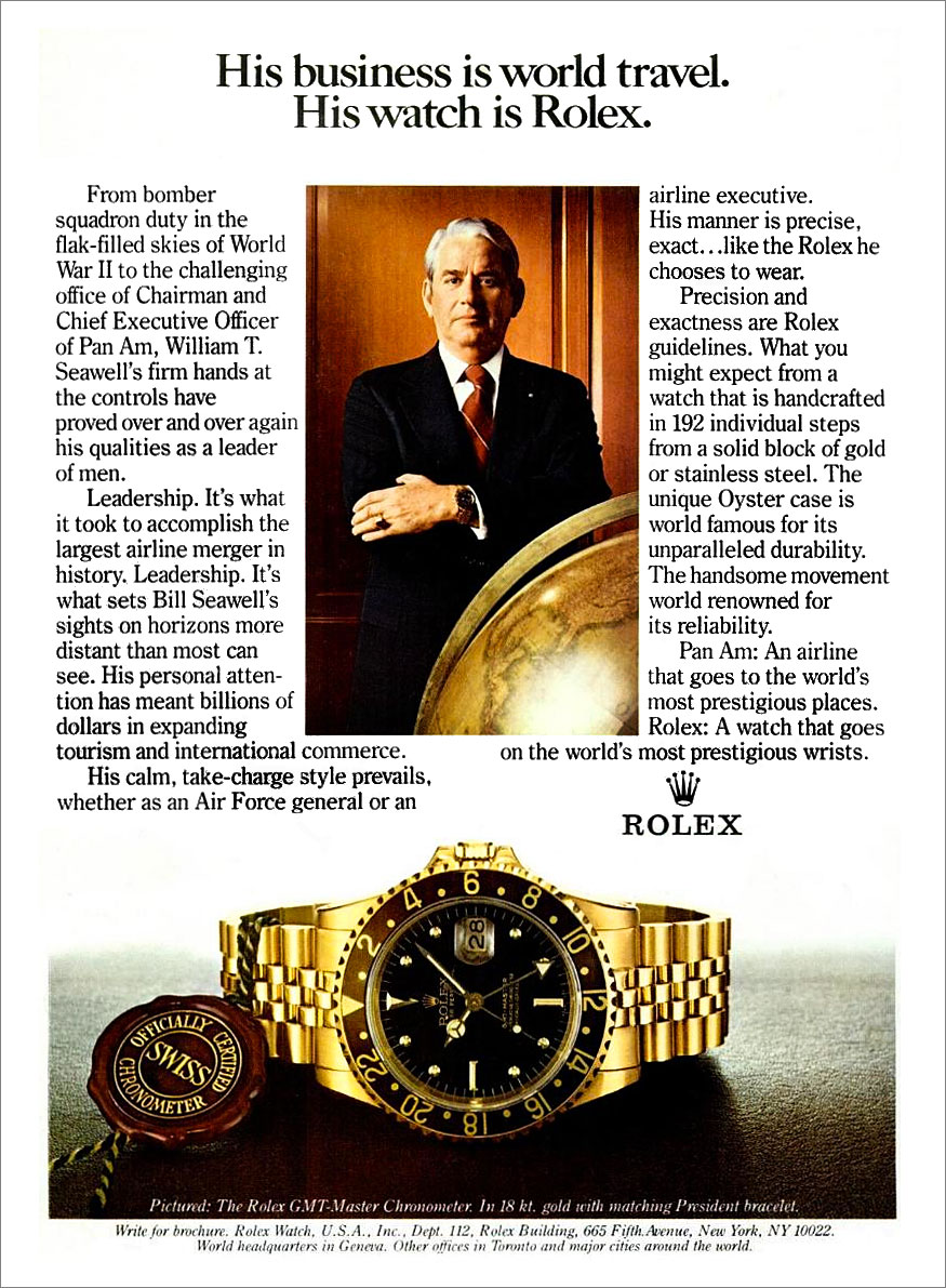 rolex advertisements