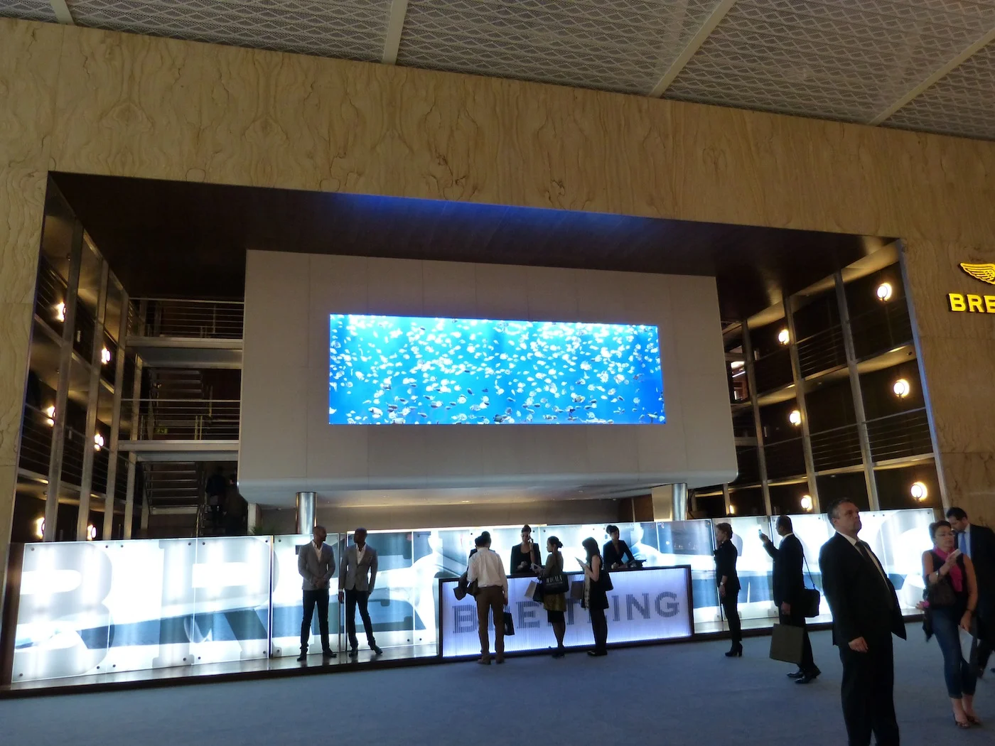 Baselworld: Breitling. The Massive Fish Tank.