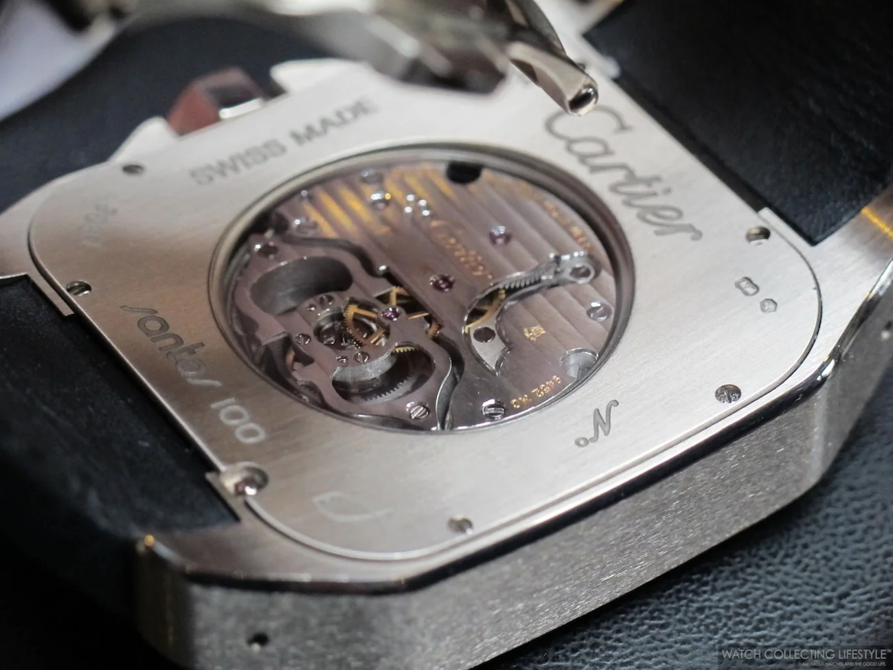Insider: Cartier Santos 100 Flying Tourbillon. Elegance in a Massive White Gold Case. â WATCH 