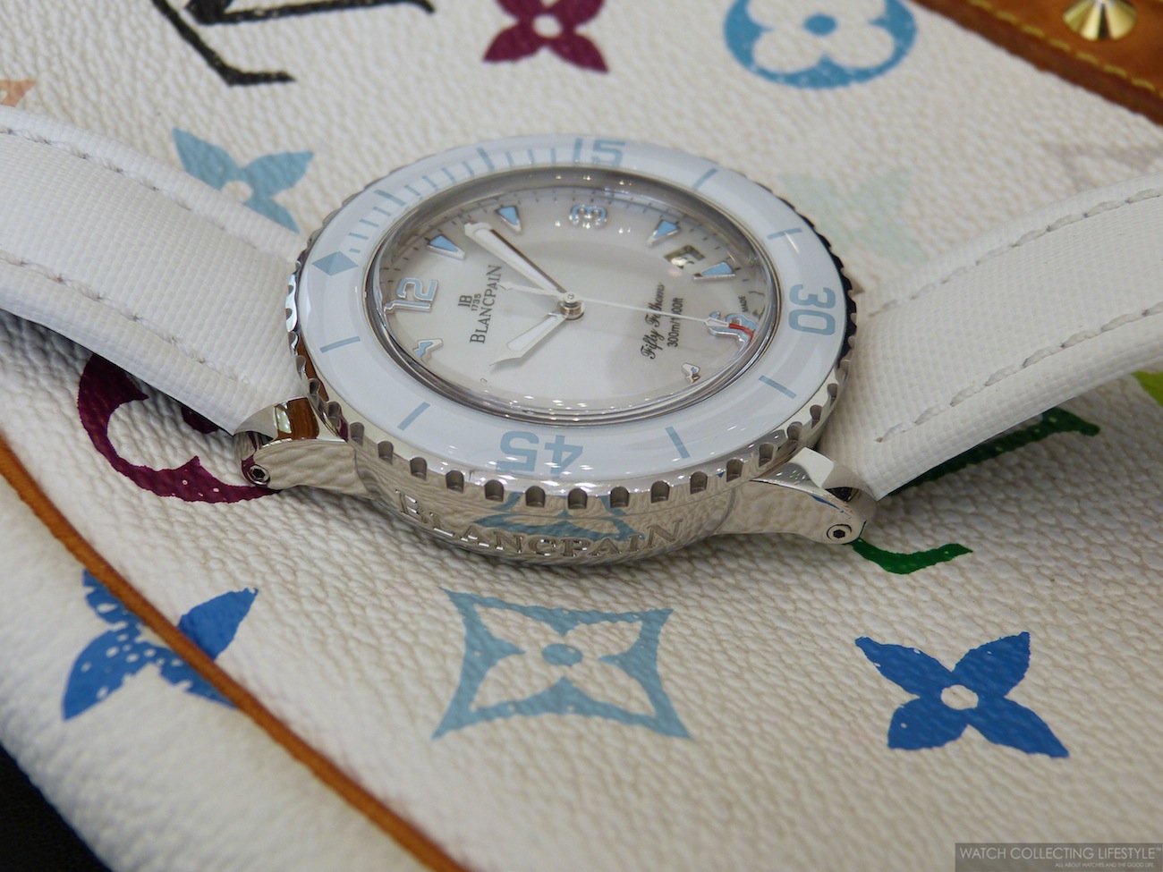 blancpain fifty fathoms white