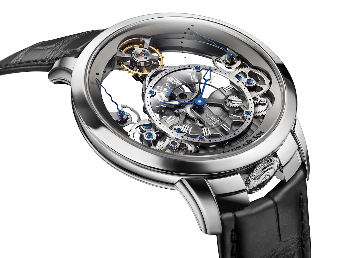 News: Arnold &amp; Son Unveils the Time Pyramid in Stainless Steel. A Fascinating Timepiece and a Real Treat for the Eyes.