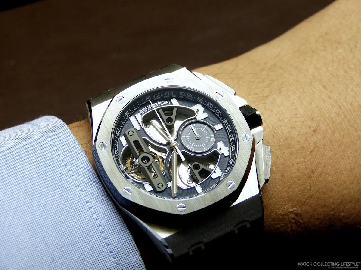 SIHH 2014: Audemars Piguet Royal Oak Offshore Tourbillon Chronograph in ...