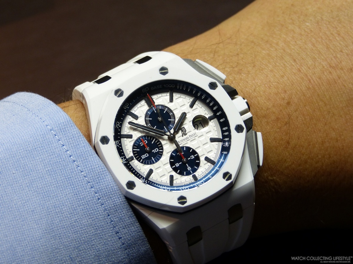 SIHH 2014: Audemars Piguet Royal Oak Offshore 44mm White Ceramic ref ...