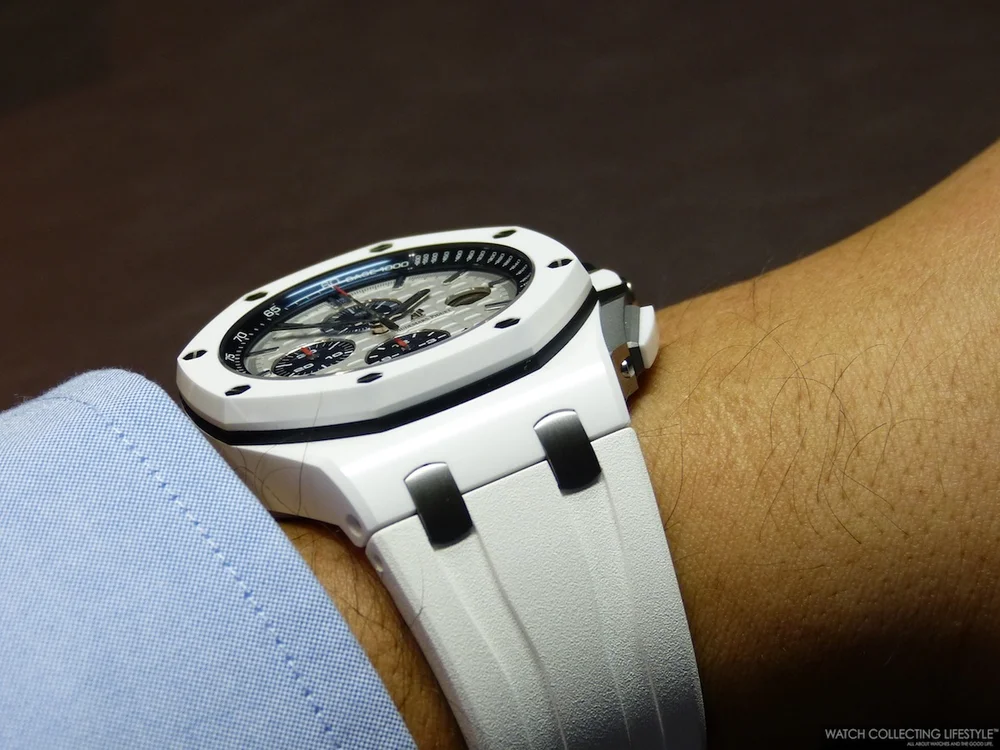 SIHH 2014: Audemars Piguet Royal Oak Offshore 44mm White Ceramic ref ...