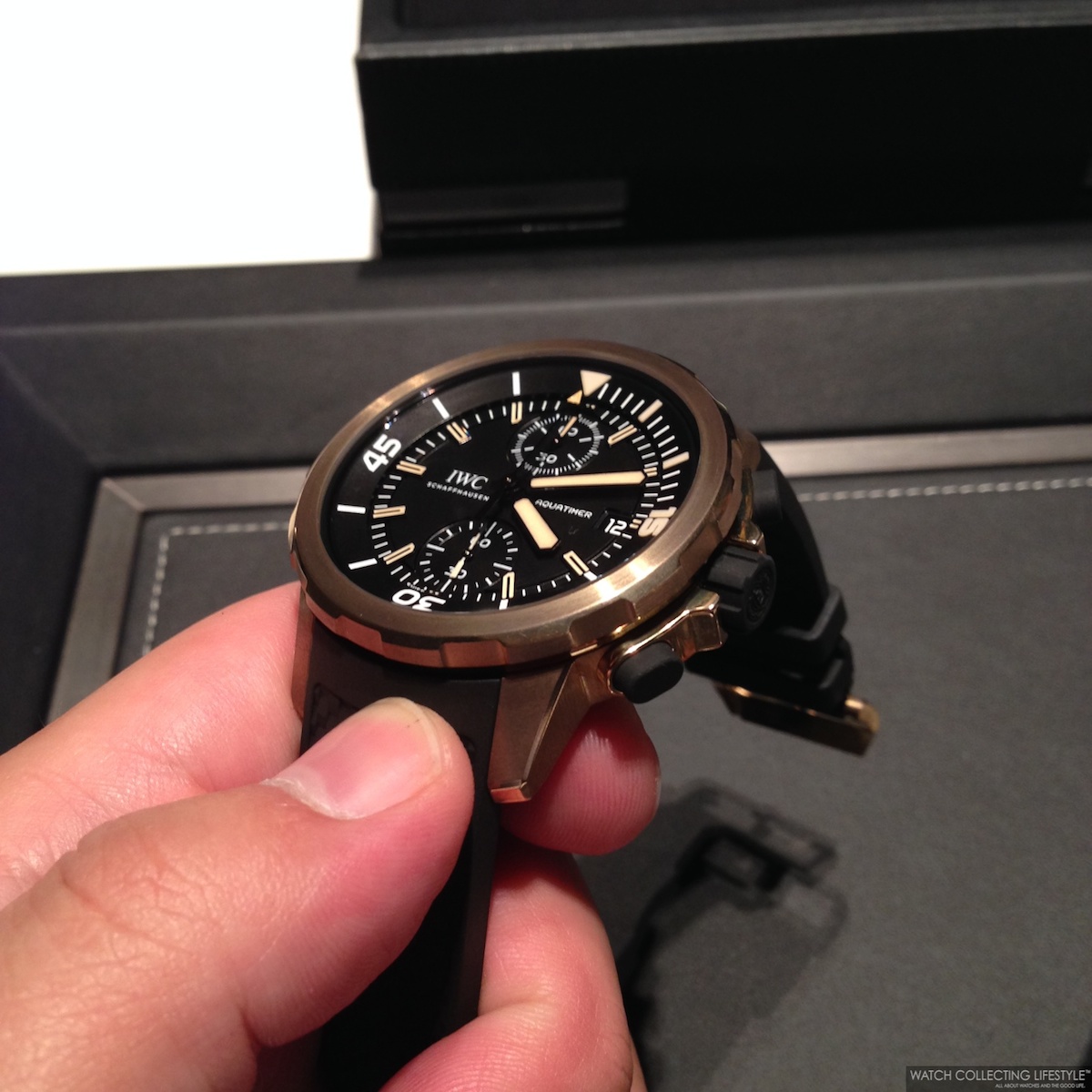 SIHH 2014 Aquatimer Expedition Charles Darwin ref. 3795. Live Pictures and Pricing. WATCH COLLECTING LIFESTYLE