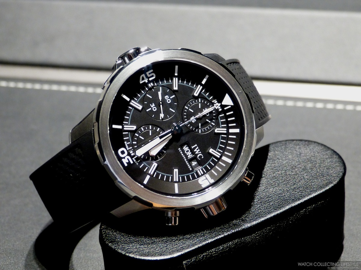 SIHH 2014: IWC Aquatimer Chronograph ref. 3768. Live Pictures and ...