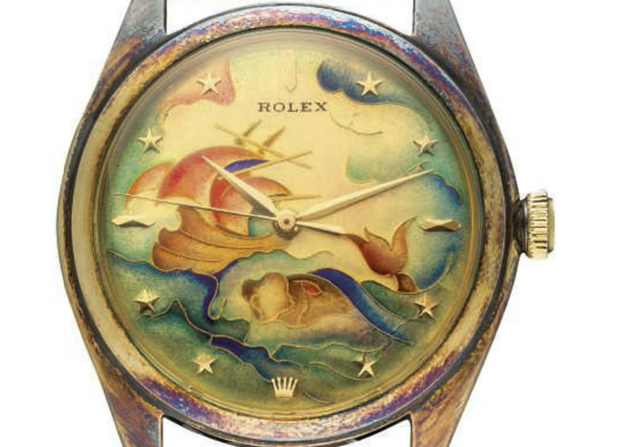 lade som om skyskraber Delegeret News: An Extremely Rare Rolex ref. 5029/5028 with Cloissoné Dial Sells for  More Than $1.2 Million USD at Christie's Auction in Geneva. — WATCH  COLLECTING LIFESTYLE