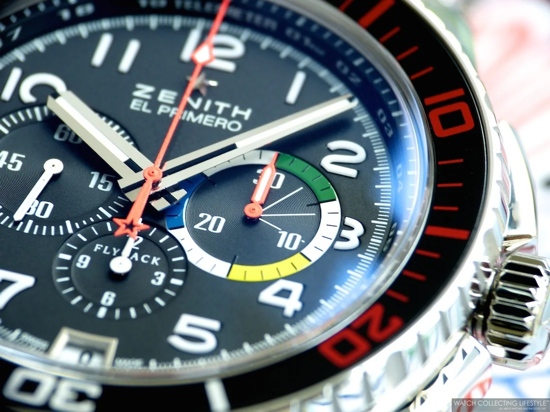 Insider: Zenith El Primero Stratos Flyback Rainbow. Hands-On Review of a Very Nice Column-Wheel Chronograph Under $10K USD.
