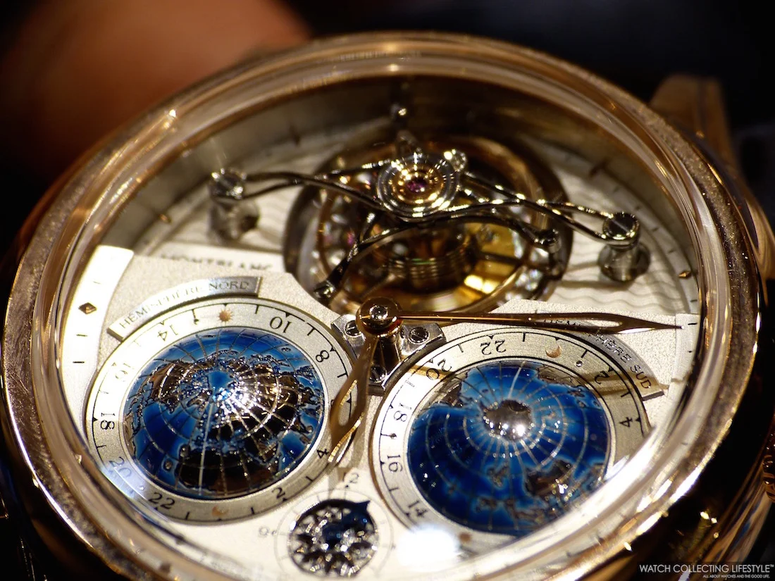 SIHH 2015: Introducing the New Montblanc Tourbillon Cylindrique Geosphères Vasco da Gama Limited Edition. Live Pictures and Pricing.