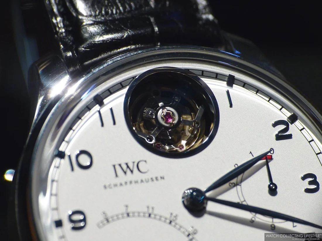 SIHH 2015: Introducing the New IWC Portugieser Tourbillon Mystère Rétrograde. Live Pictures and Pricing.