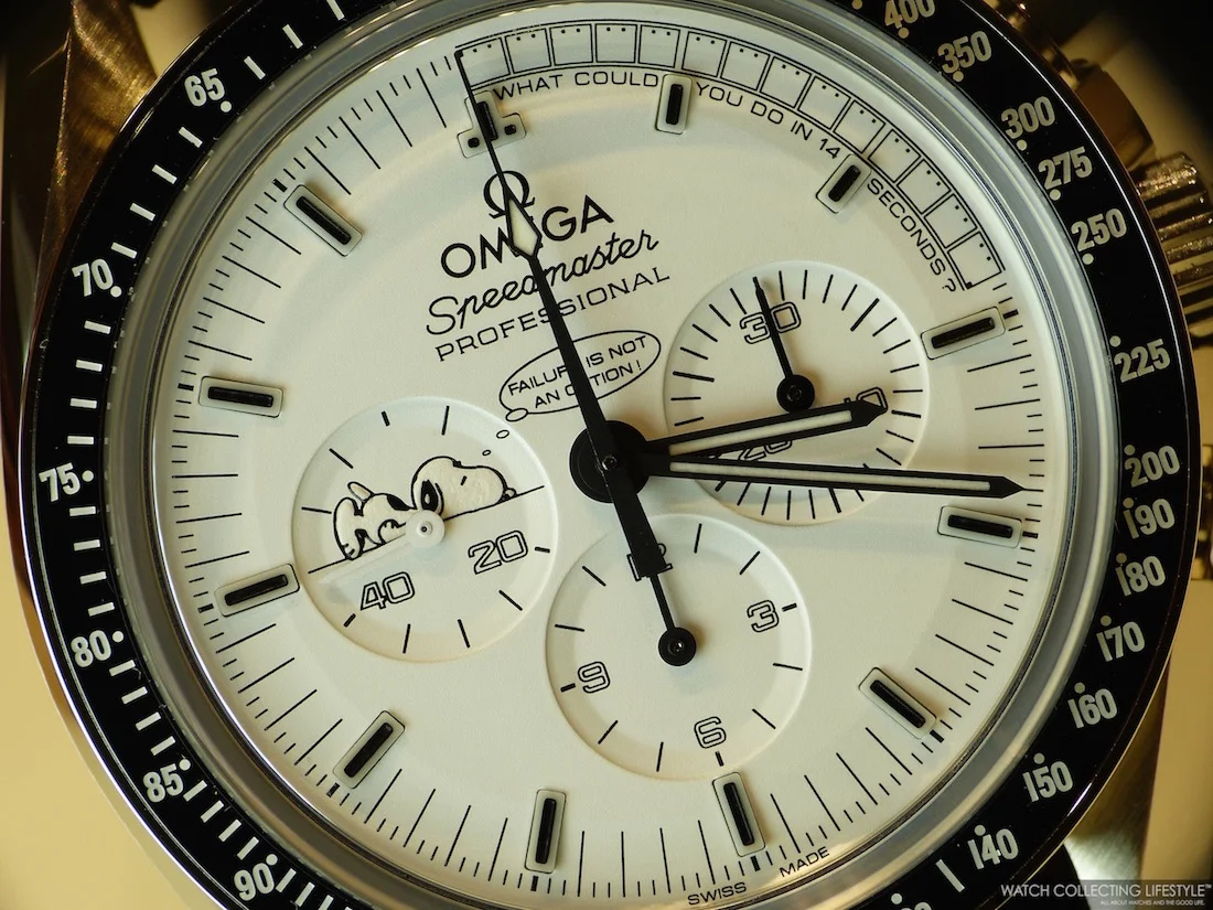 Baselworld 2015: Introducing the Omega Speedmaster Apollo 13 Silver Snoopy Award. Live Pictures and Pricing.