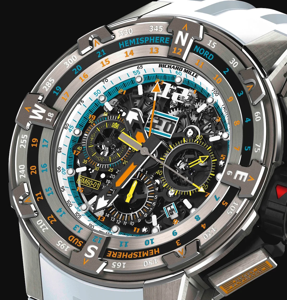 News: Introducing the Richard Mille RM60-01 Flyback Chronograph Regatta 'Les Voiles de Saint Barth'. 100-Piece Limited Edition.