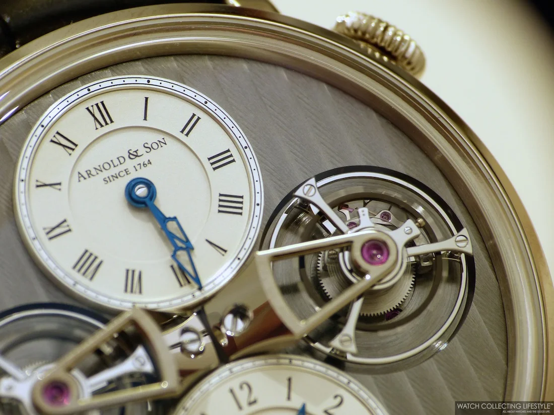 Insider: Arnold &amp; Son Double Tourbillon Escapement Dual Time DTE. Hands-on with a True Horological Feat.