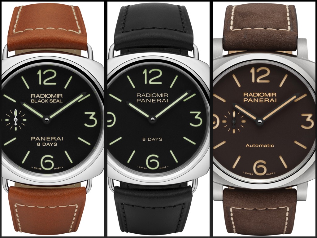 News: Presenting Three New Officine Panerai Radiomir Watches. Radiomir Black Seal 8 Days PAM 609, Radiomir 8 Days PAM 610 and Radiomir 1940 3 Days Automatic Titanium PAM 619.