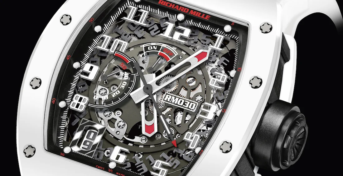 News: Presenting the Richard Mille RM 030 Automatic 'White Rush'. A 50-Piece Limited Edition for the Americas.