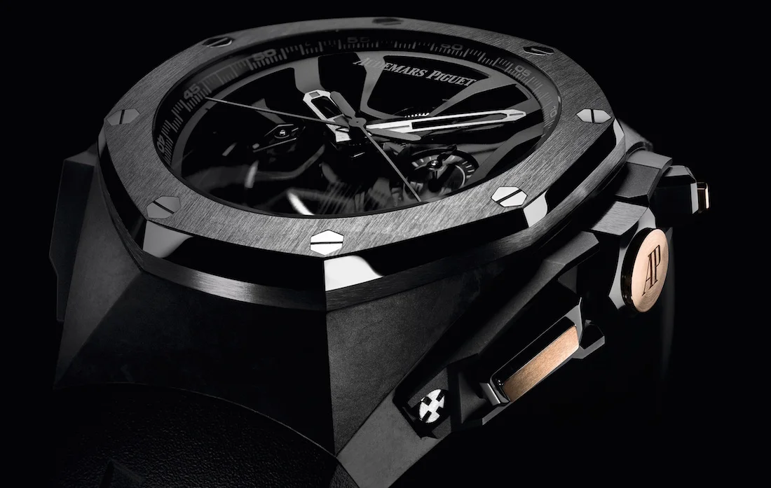 News: Introducing the Audemars Piguet Royal Oak Concept Laptimer Michael Schumacher. The World's First Mechanical Chronograph with Independent Memory and Three Column Wheels.