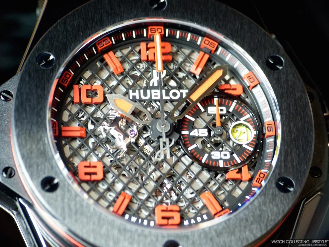 Insider: Hublot Big Bang Ferrari Speciale Black Ceramic and Grey Ceramic. Our Favorite Ferrari Tribute Watches in a 250-Piece Limited Edition.