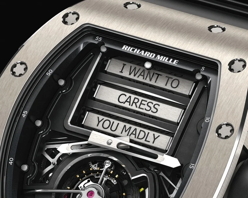 News: Introducing the Richard Mille RM 69 Erotic Tourbillon. The Classiest and Most Tasteful Erotic Timepiece Out There.