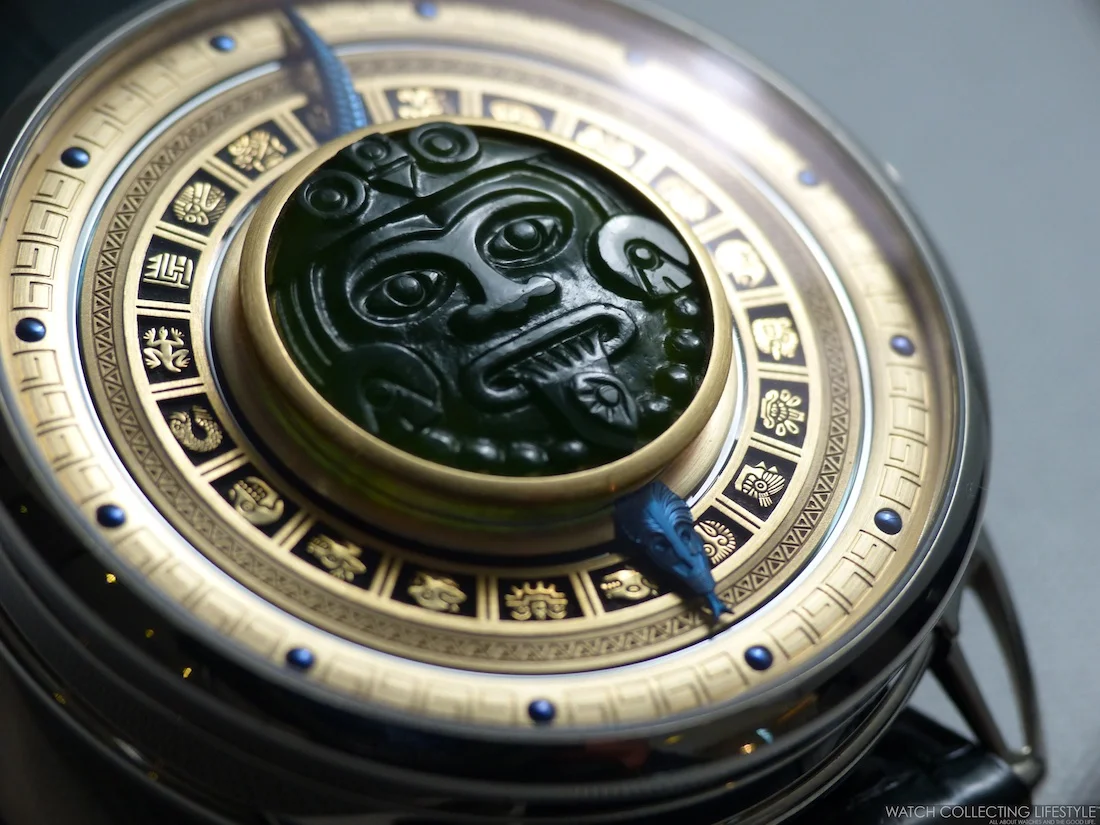 Insider: De Bethune DB25 Mexican Civilization Unique Piece. A Watch That Could Belong to an Aztec Mayan Museum Exhibit.