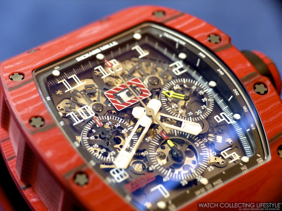 SIHH 2016: Presenting the new Richard Mille RM 011 Red TPT Quartz. Hands-on Live Pictures &amp; Pricing of this 50-Piece Limited Edition. 