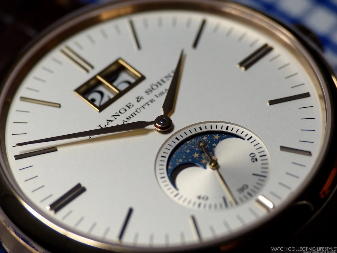 SIHH 2016: Presenting the new A. Lange &amp; Söhne Saxonia Moon Phase. Hands-on Live Pictures &amp; Pricing.