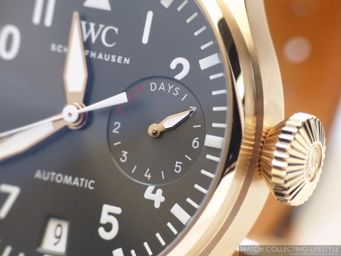 SIHH 2016: Presenting the new IWC Big Pilot's Watch Spitfire in 18K Red Gold. Hands-on Live Pictures & Pricing.