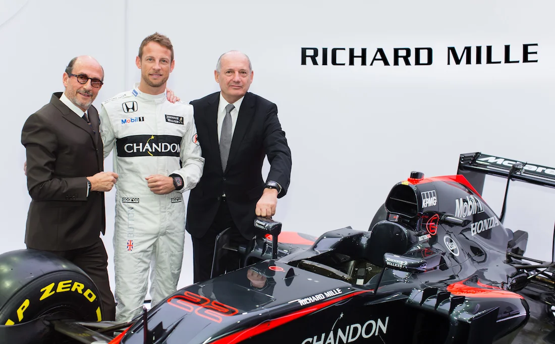 News: Richard Mille Announces New Partnership with McLaren-Honda Formula One Racing Team. No Longer Involved with Renault Sport F1 Team —Formerly Lotus F1 Team.
