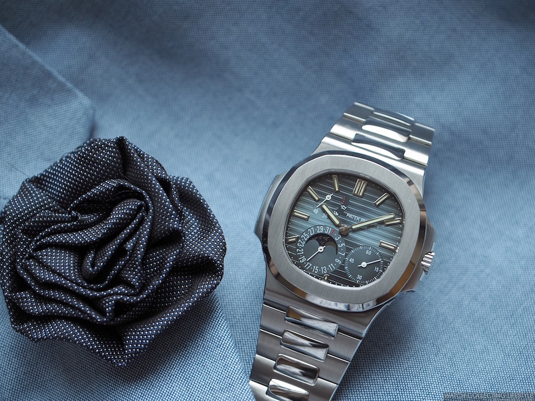 Patek Philippe Nautilus Moonphase Steel Tiffany Blue Dial 5712/1A-001 (2019)