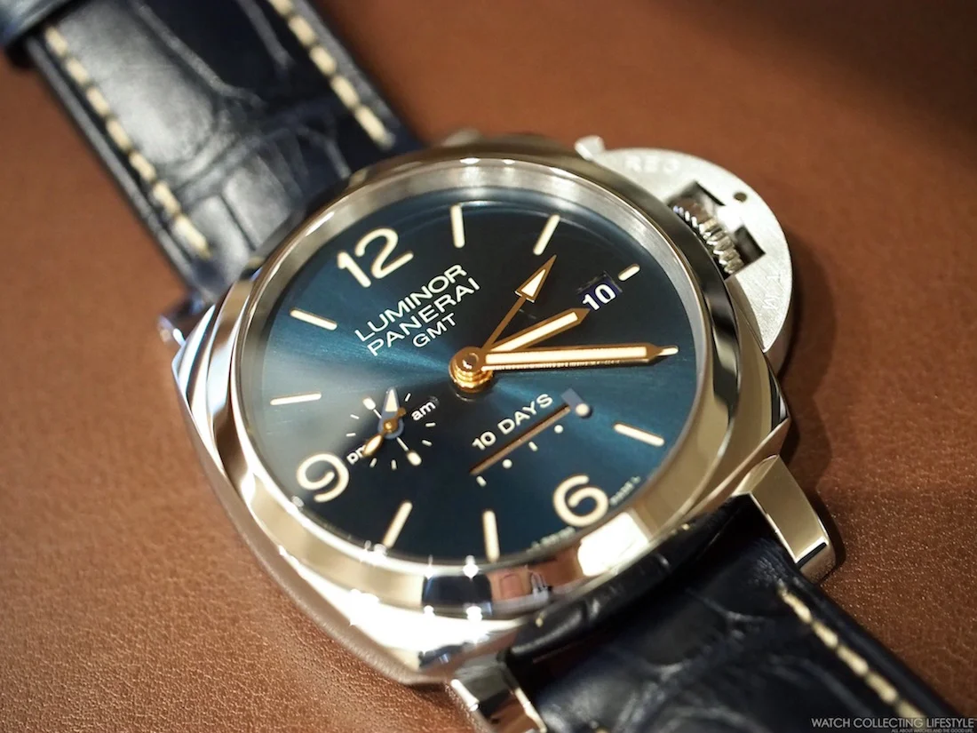 panerai gmt blue