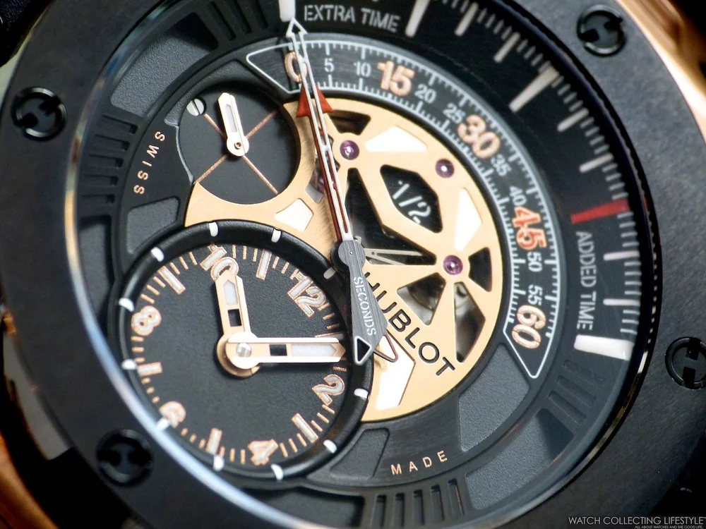 Video: Hublot Big Bang Unico Bi-Retrograde Chrono King Gold Ceramic.