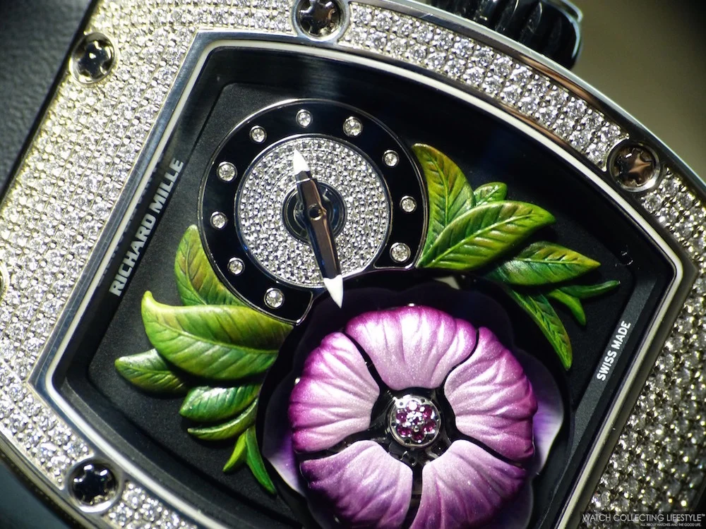 Video: SIHH 2015 Richard Mille RM 19-02 Tourbillon Fleur. A $1.09 Million USD Timepiece. 