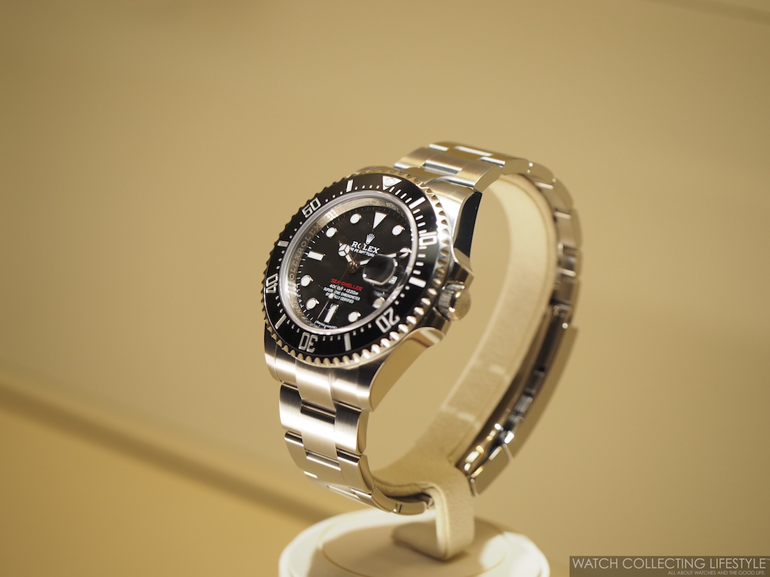 rolex sea dweller red writing