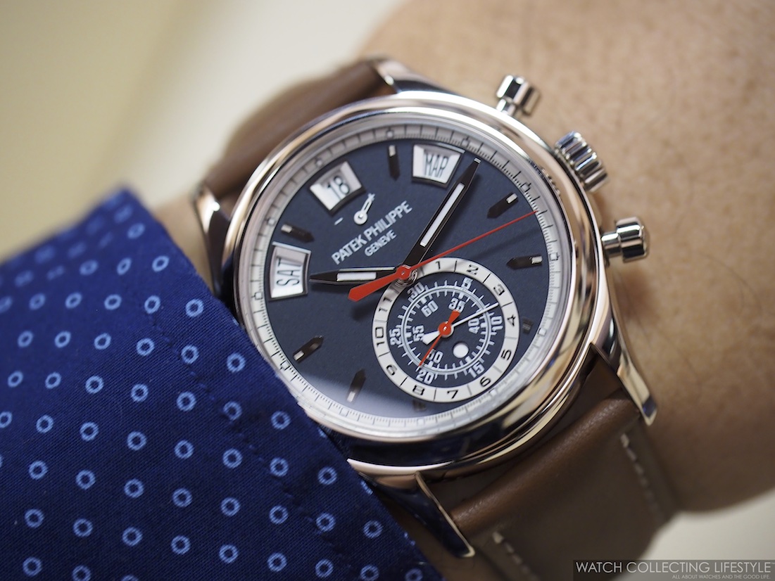 Baselworld 2017 Patek Philippe ref. 5960 01G 001 White Gold Blue Dial. Live Pictures Hands on Price. WATCH COLLECTING LIFESTYLE