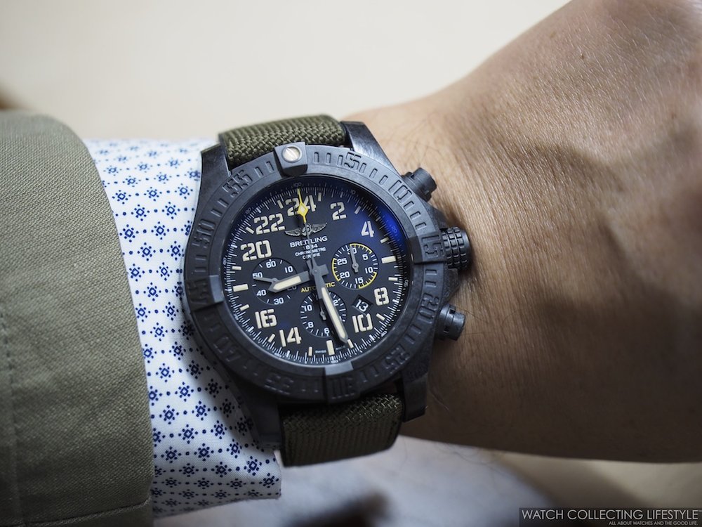 every time panic Be careful Baselworld 2017: Breitling Avenger Hurricane Military Breitlight. Live  Pictures, Hands-on & Price. — WATCH COLLECTING LIFESTYLE